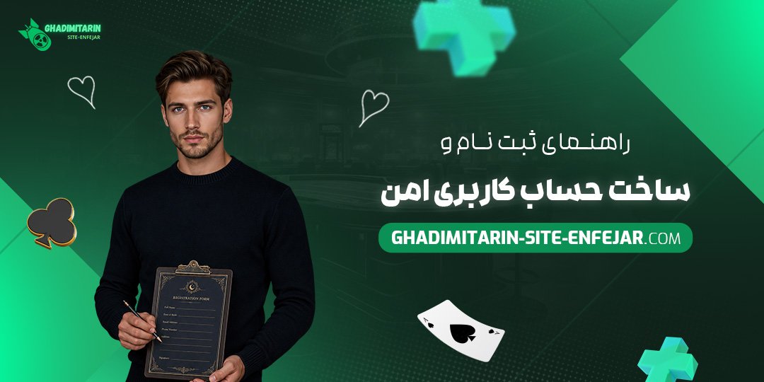 راهنمای ثبت نام و ساخت حساب کاربری امن