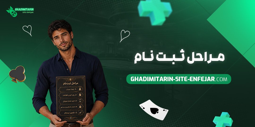 مراحل ثبت نام